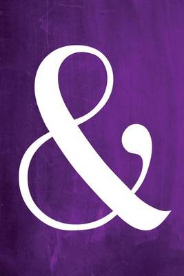 Cover of Chalkboard Journal - Ampersand (Purple)