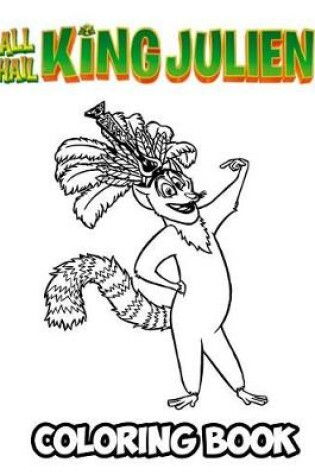 Cover of All Hail King Julien Coloring Book