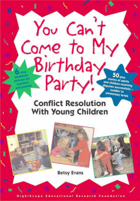 Book cover for You Can't Come to My Birthday Party