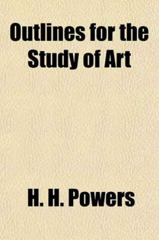 Cover of Outlines for the Study of Art