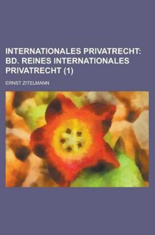 Cover of Internationales Privatrecht (1)