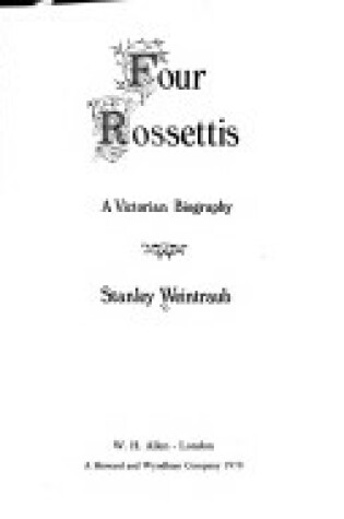 Cover of Four Rossettis