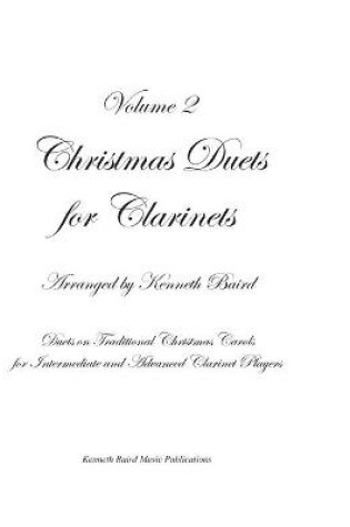 Cover of Christmas Duets for Clarinets - Volume 2