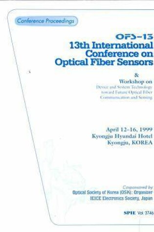 Cover of 13th International Conference On Optical Fiber Sen