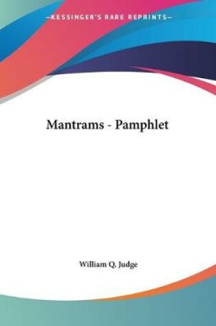 Cover of Mantrams - Pamphlet