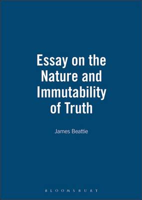 Cover of Essay on the Nature and Immutability of Truth (1770)