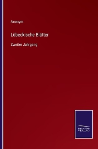 Cover of Lübeckische Blätter