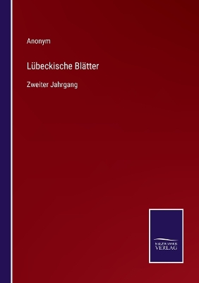 Book cover for Lübeckische Blätter