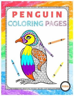 Book cover for Penguin Coloring Pages