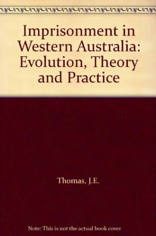 Cover of Imprisonment in Western Australia