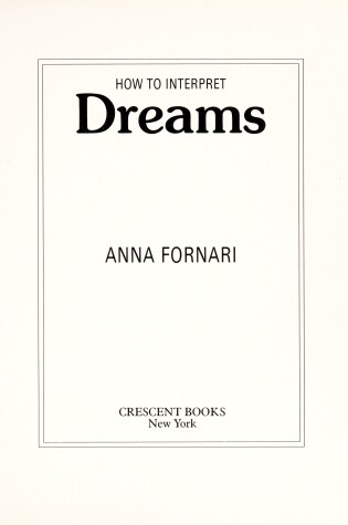 Cover of How to Interpret Dreams