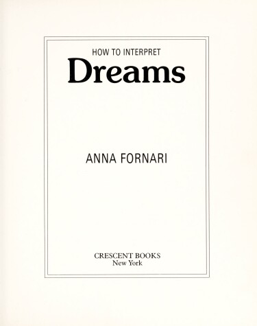 Book cover for How to Interpret Dreams