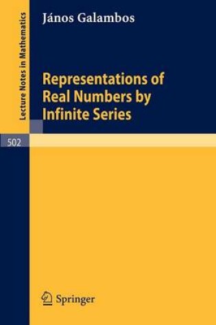 Cover of Representations of Real Numbers by Infinite Series