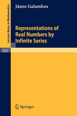 Cover of Representations of Real Numbers by Infinite Series