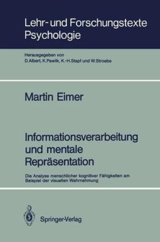 Cover of Informationsverarbeitung und mentale Repräsentation