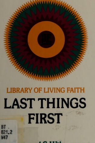 Cover of Last Things First