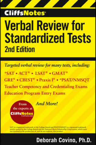Cover of Cliffsnotes Verbal Review for Standardized Tests