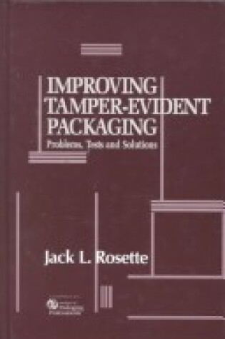 Cover of Improving Tamper-Evident Packaging