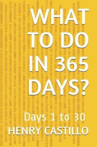 Cover of What to Do in 365 Days?