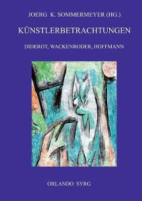 Book cover for Künstlerbetrachtungen