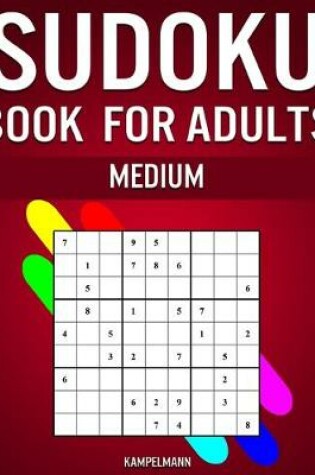 Cover of Sudoku Book for Adults Medium