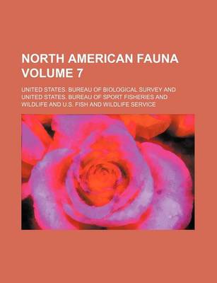 Book cover for North American Fauna Volume 7