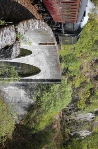 Cover of Antique Locomotive Steam Train on the Narrow Bridge