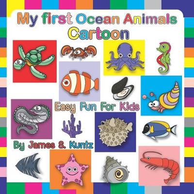Book cover for My first Ocean Animals Cartoon
