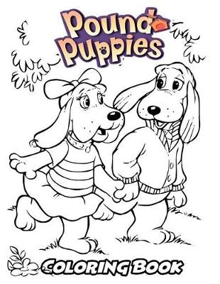 Book cover for Pound Puppies Coloring Book