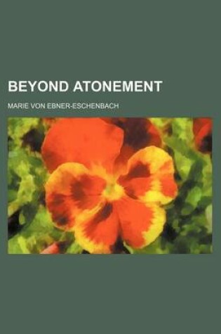 Cover of Beyond Atonement