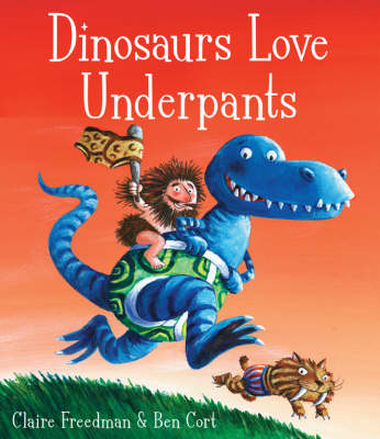 Book cover for Dinosaurs Love Underpants