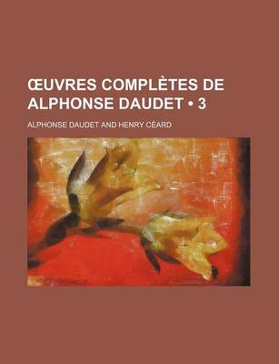 Book cover for Uvres Completes de Alphonse Daudet (3)