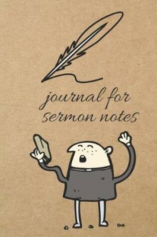 Cover of Journal for Sermon Notes