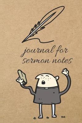 Book cover for Journal for Sermon Notes