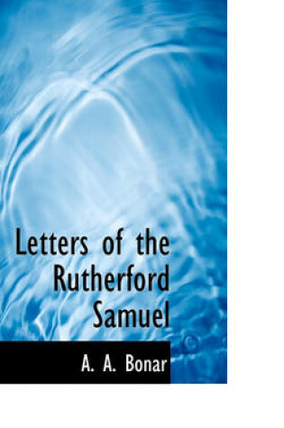 Cover of Letters of the Rutherford Samuel