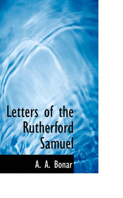 Book cover for Letters of the Rutherford Samuel