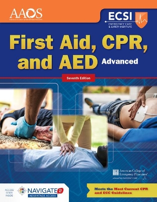 Book cover for Advanced First Aid, CPR, And AED