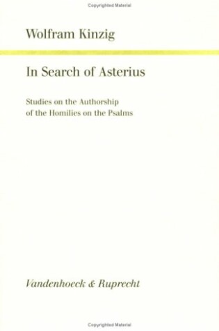 Cover of In Search of Asterius