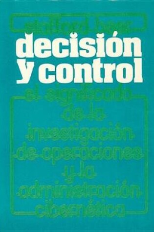 Cover of Decision y Control