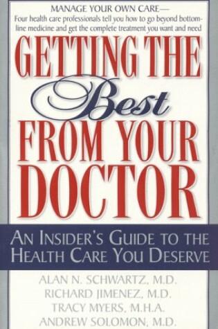 Cover of Getting the Best from Your Doctor