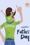 Book cover for My Superdad Happy Father's Day