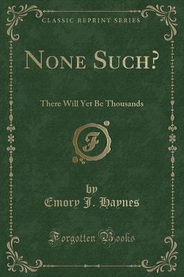 Book cover for None Such?