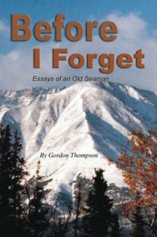 Cover of Before I Forget