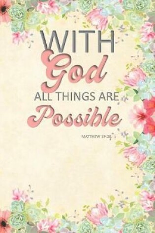 Cover of With God All Things Are Possible