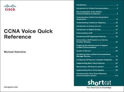 Book cover for CCNA Voice Quick Reference