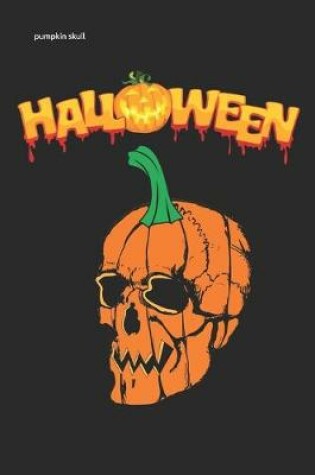 Cover of pumpkin skull