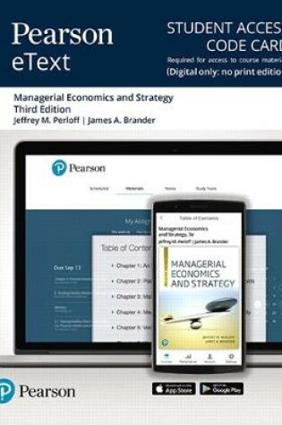 Cover of Managerial Economics and Strategy