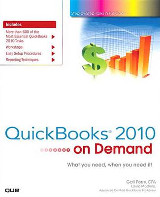 Book cover for QuickBooks 2010 on Demand, Portable Documents