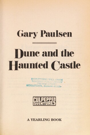 Cover of Dunc and the Haunted Castle