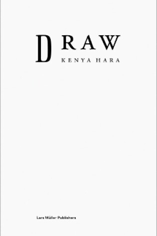 Cover of Kenya Hara: Draw